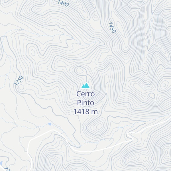 Map of Cerro Pinto