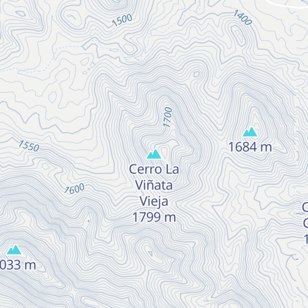 Map of Cerro La Viñata Vieja