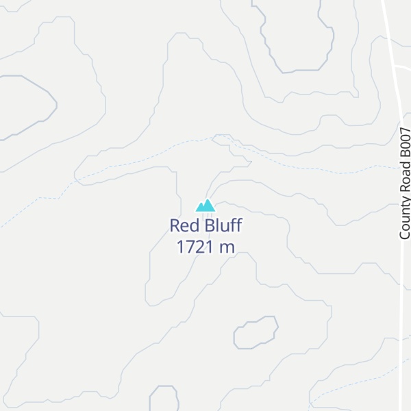 Map of Red Bluff