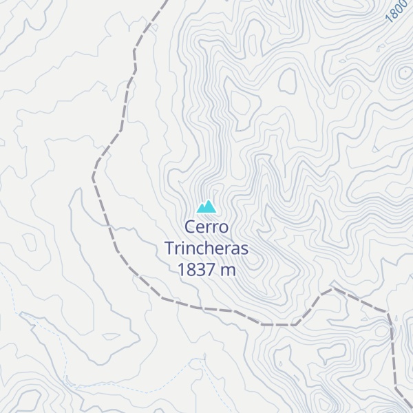 Map of Cerro Trincheras