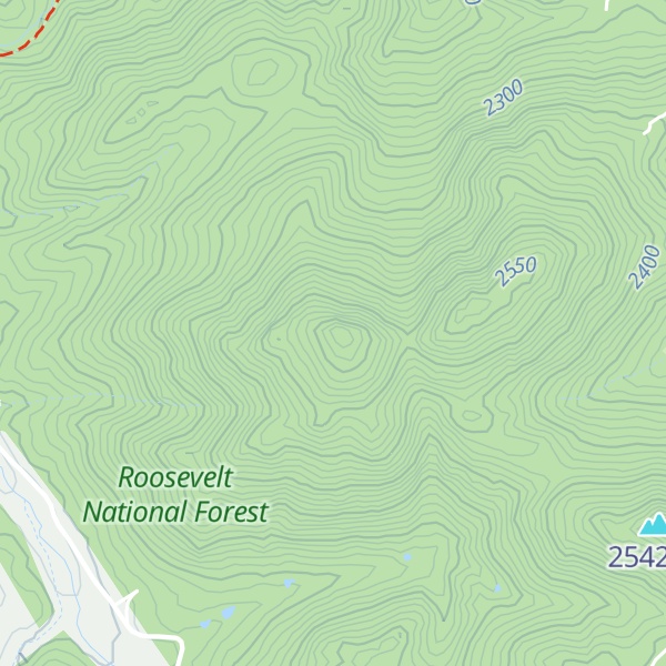 Map of Mount Ethel