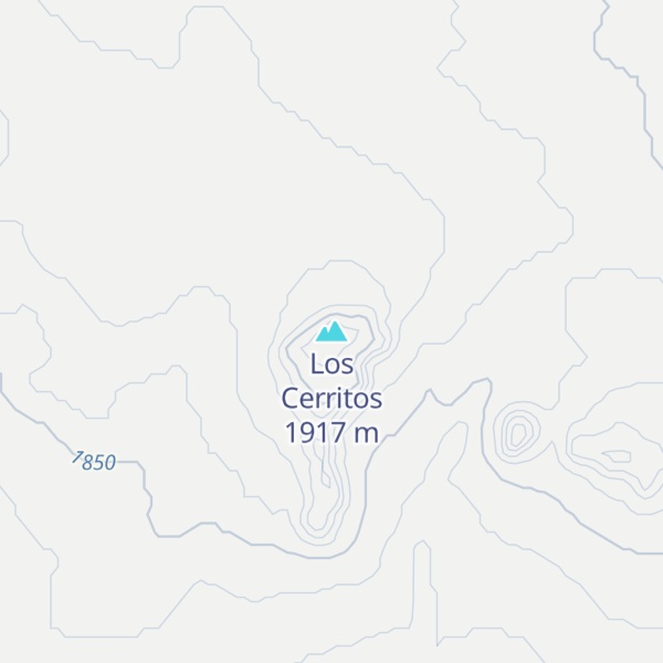 Map of Los Cerritos
