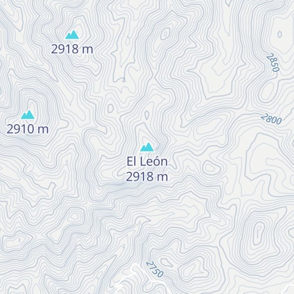 Map of El León