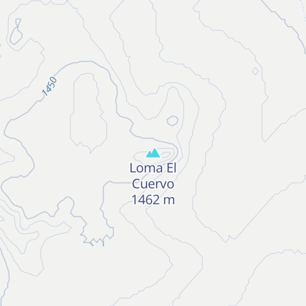 Map of Loma El Cuervo