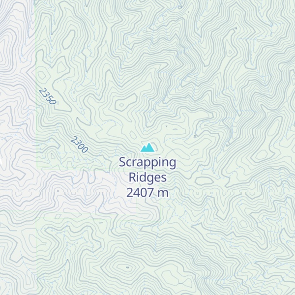 Map of Scrapping Ridges