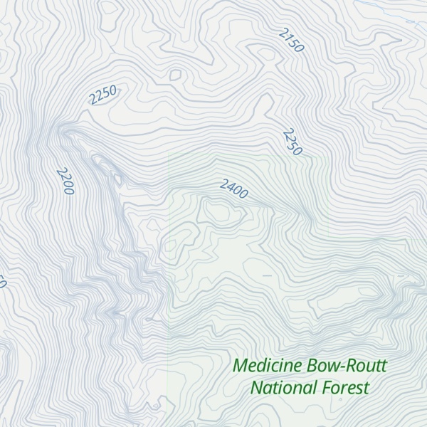Map of Resse Mountain