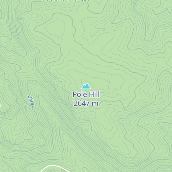 Map of Pole Hill
