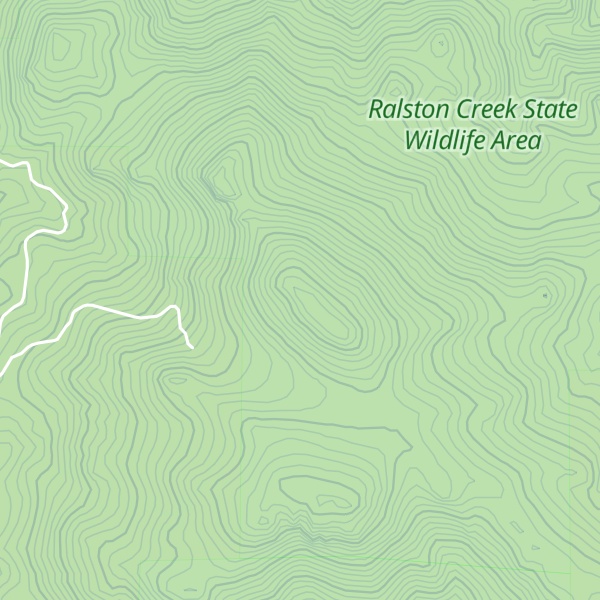 Map of Centralia Mountain