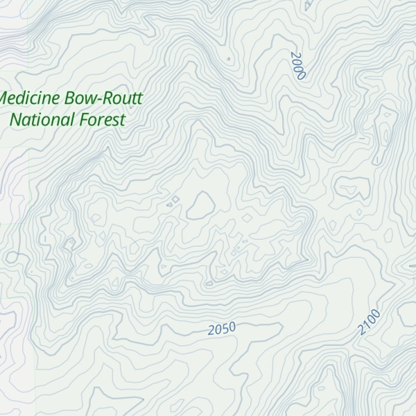 Map of Rock Mountain