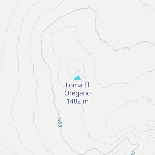 Map of Loma El Oregano