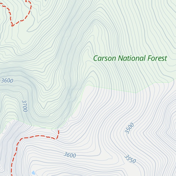 Map of Taos Cone