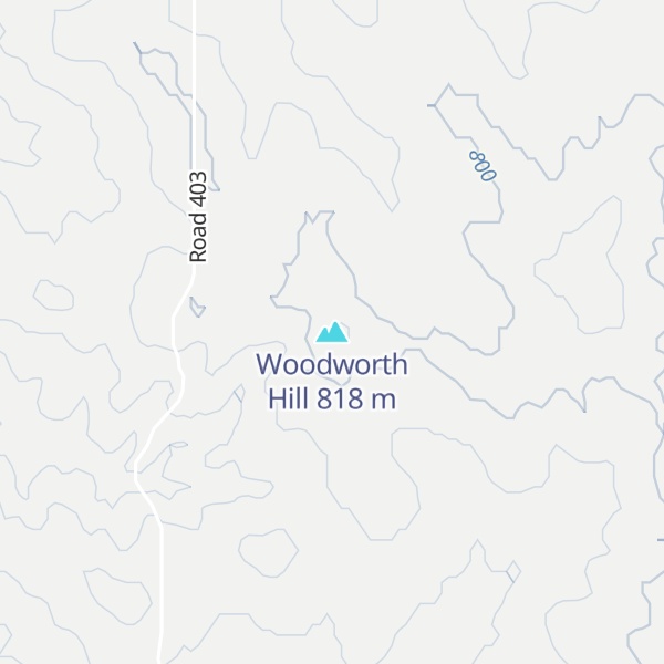 Map of Woodworth Hill