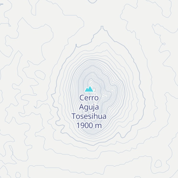 Map of Cerro Aguja Tosesihua