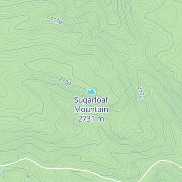 Map of Sugarloaf Mountain
