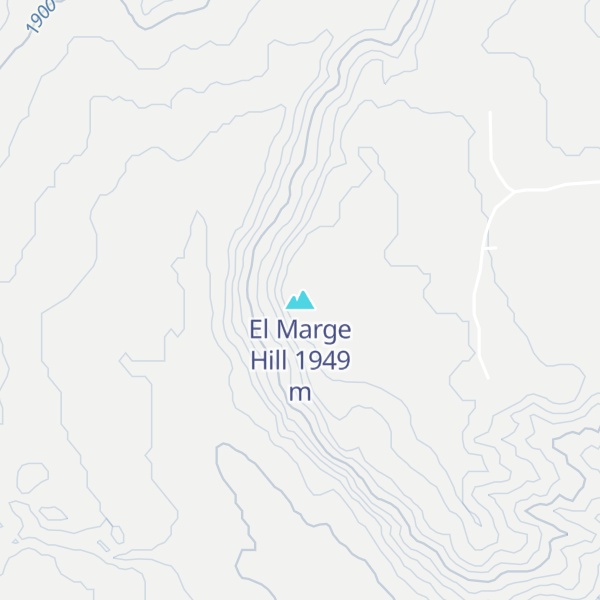 Map of El Marge Hill