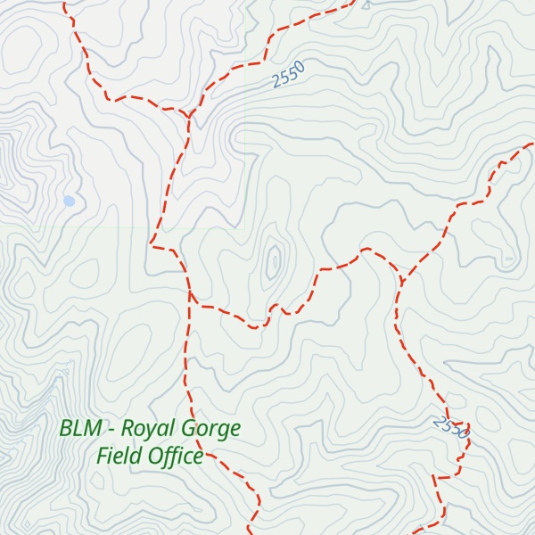 Map of Thompson Mountain