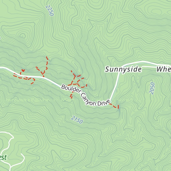 Map of Bitty Buttress