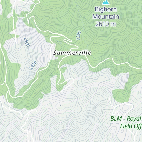 Map of Hoosier Hill