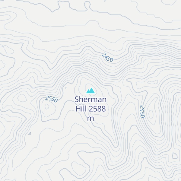 Map of Sherman Hill