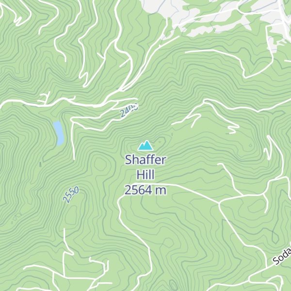 Map of Shaffer Hill