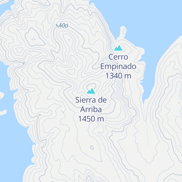 Map of Sierra de Arriba