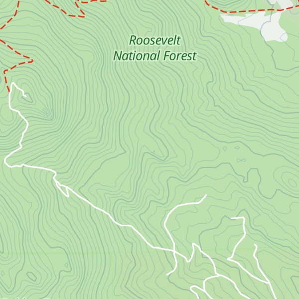 Map of Miramonte Mountain