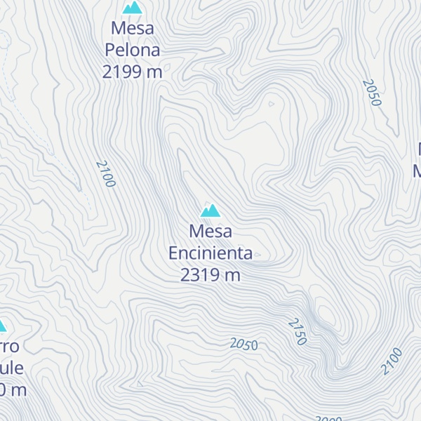 Map of Mesa Encinienta