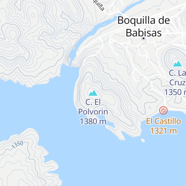 Map of C. El Polvorin