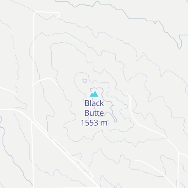 Map of Black Butte