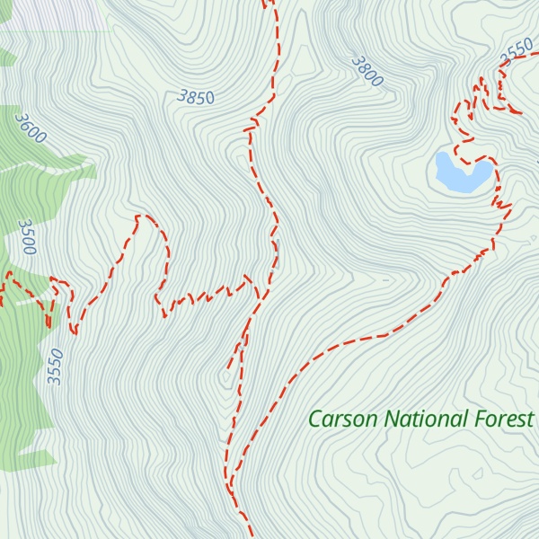 Map of Mount Walter