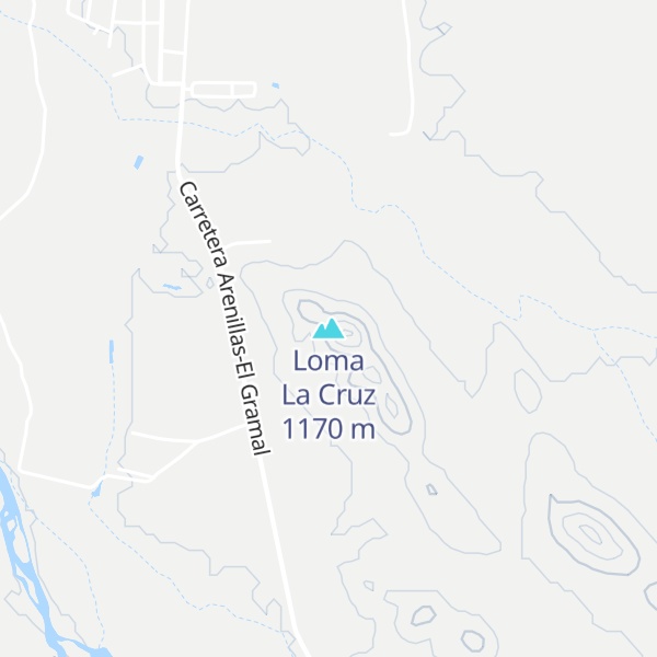 Map of Loma La Cruz