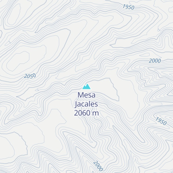 Map of Mesa Jacales