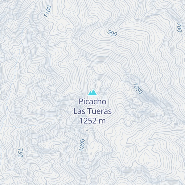 Map of Picacho Las Tueras