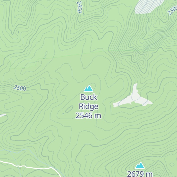 Map of Buck Ridge