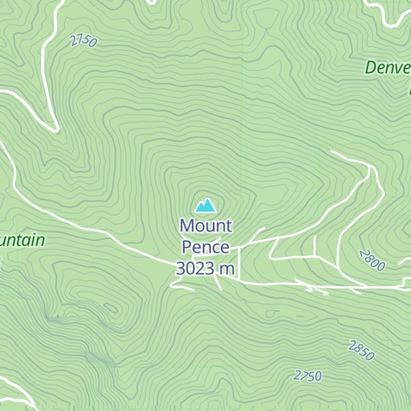 Map of Mount Pence