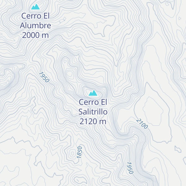 Map of Cerro El Salitrillo