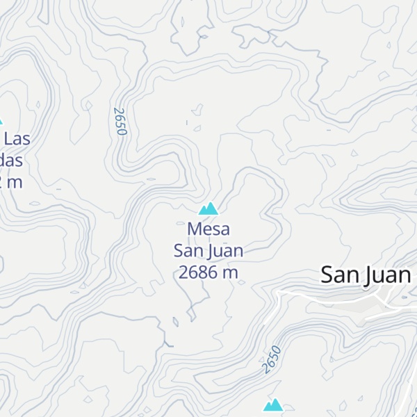 Map of Mesa San Juan