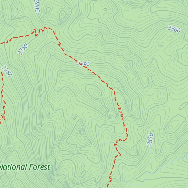 Map of Tarryall Peak