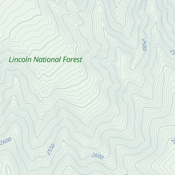 Map of Minckey Ridge
