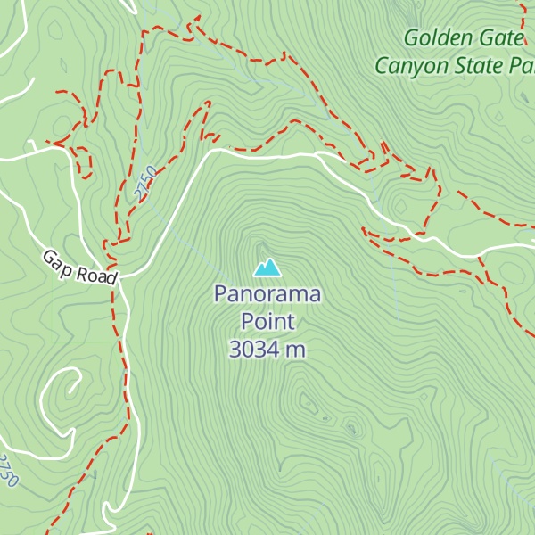 Map of Panorama Point