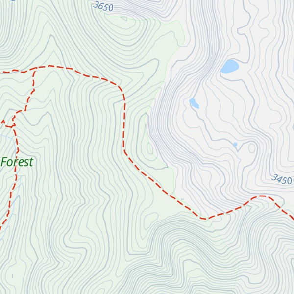 Map of Baldy Mountain