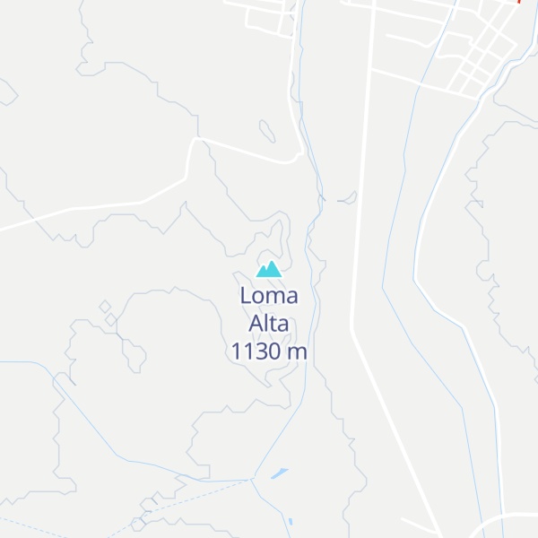 Map of Loma Alta