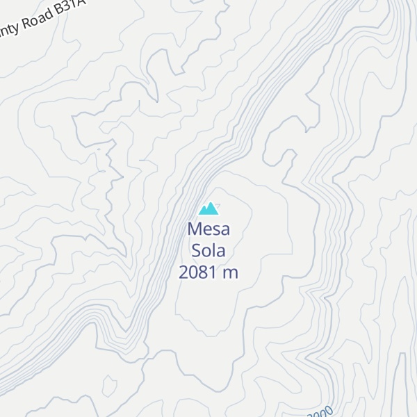 Map of Mesa Sola