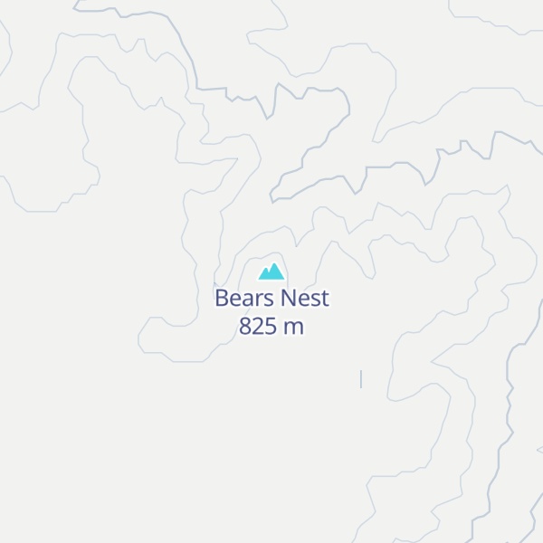 Map of Bears Nest