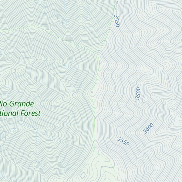 Map of Carbonate Mountain
