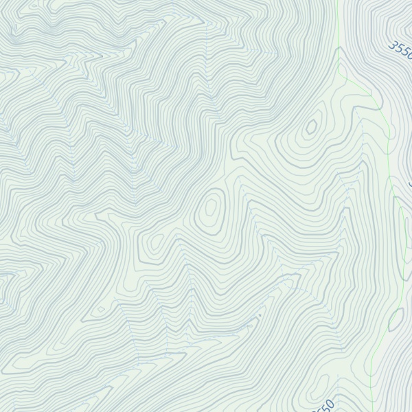 Map of North Zapata Ridge