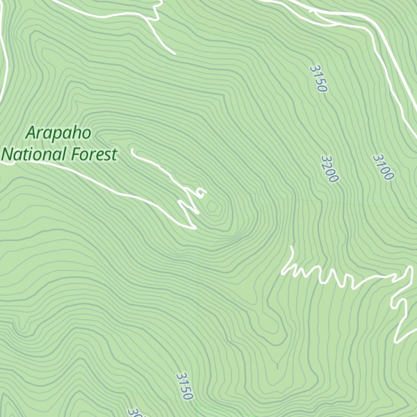 Map of Mestaa’ėhehe  Mountain