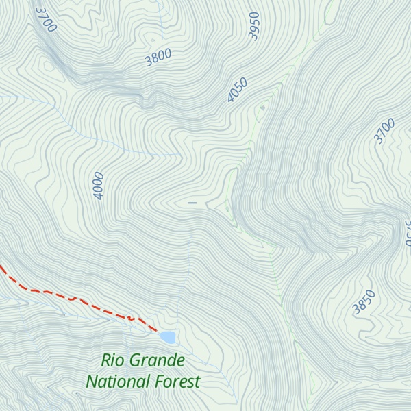 Map of California Peak