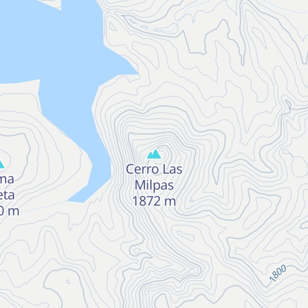 Map of Cerro Las Milpas