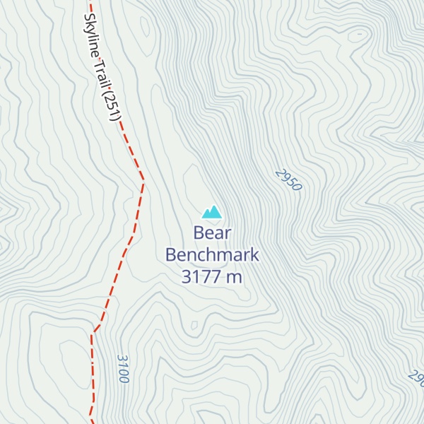 Map of Bear Benchmark